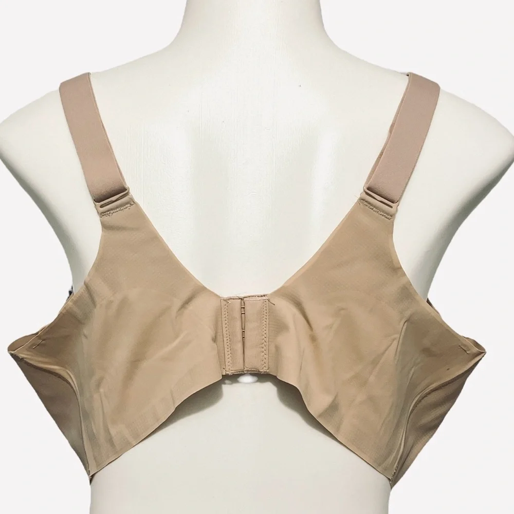Bali Comfort Revolution Underwire Bra Easylite Full-Coverage Beige Plus Size 3X